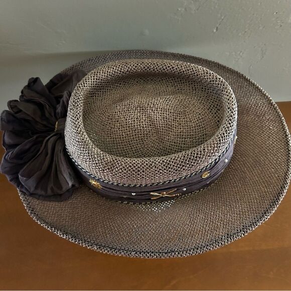 Dixie J Designs El Centro Novelty Golf Raffia Hat - Picture 7 of 11